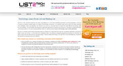 Desktop Screenshot of list2tech.com